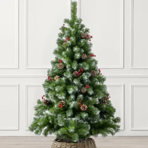 Premium White and Red Decor Christmas Tree for Sale Online