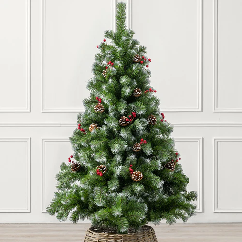 Premium White and Red Decor Christmas Tree for Sale Online